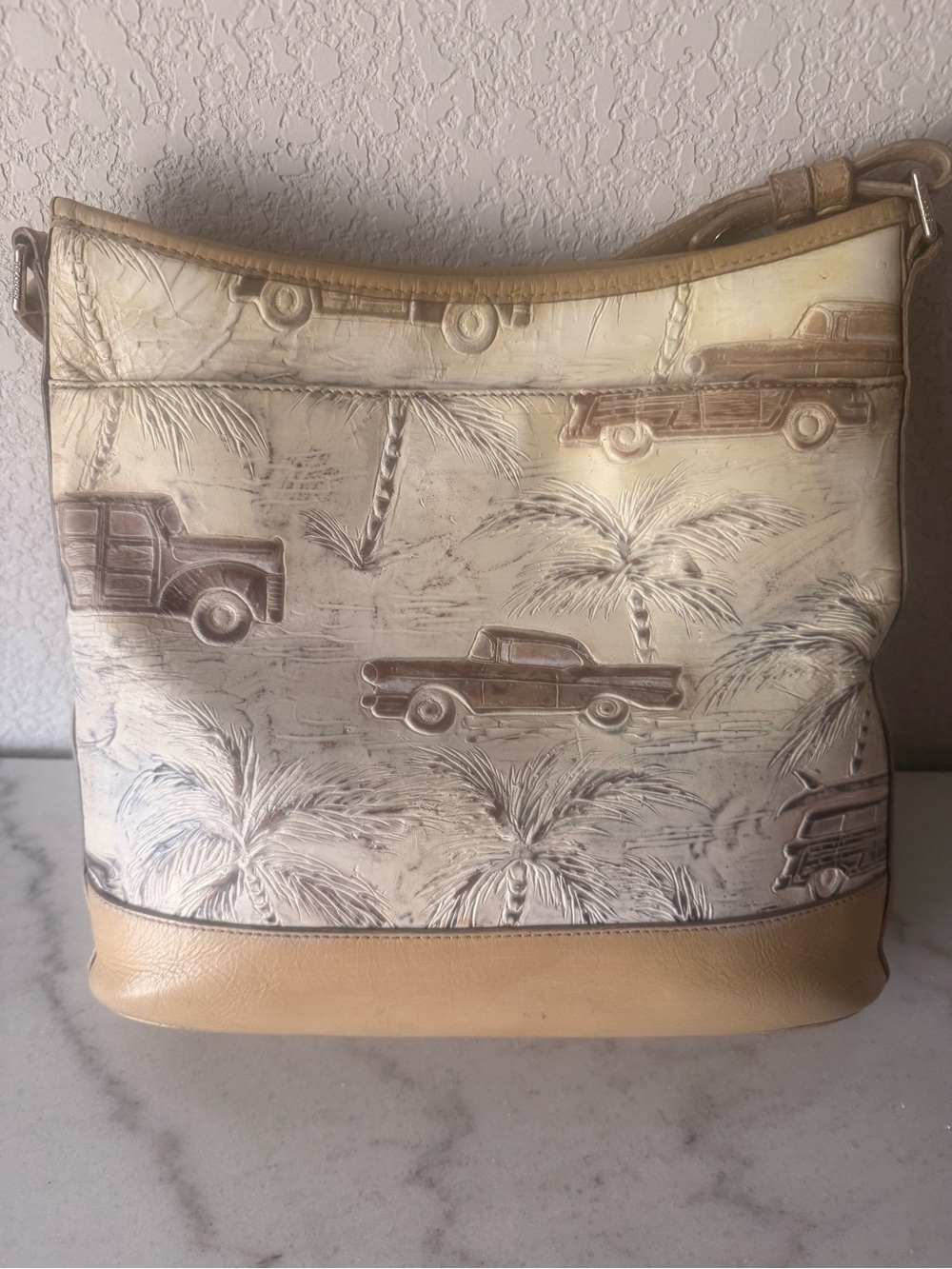 Brahmin Copa Leather Shoulder Bag-GUC!! - Picture 5 of 14